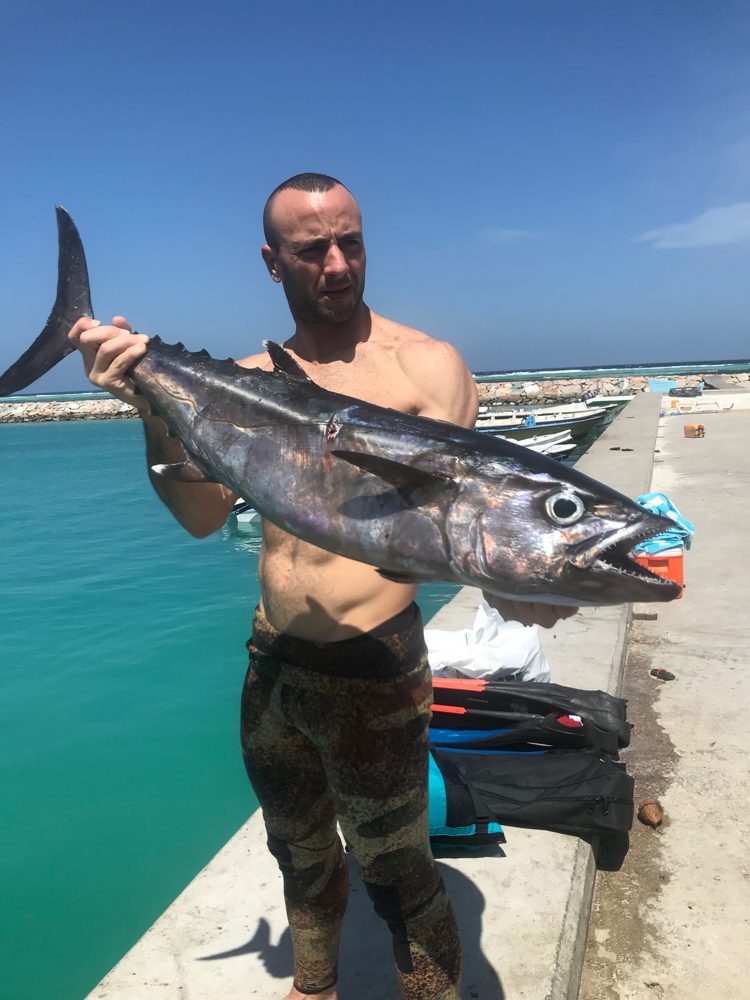 Spearfishing, Goidhoo, Maldives